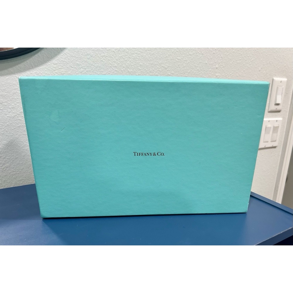Tiffany & Co Blue Box 13"X8"x6.5" with Flaws Empty Box Only